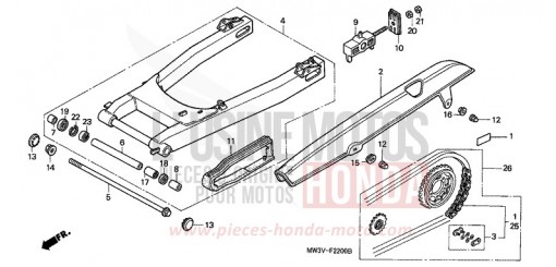 BRAS OSCILLANT CB750F2V de 1997